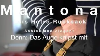 Mantona Luis Retro-Fotorucksack schwarz - Elegantes Raumwunder f&uuml;r Foto und Freizeit