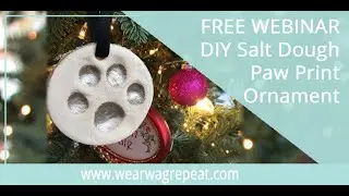 Craft Together: DIY Salt Dough Paw Print Ornaments