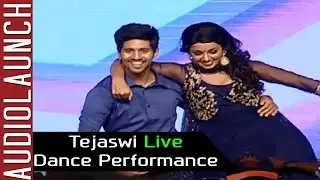 Tejaswi Madivada Live Dance Performance On Stage At Kerintha Audio Launch