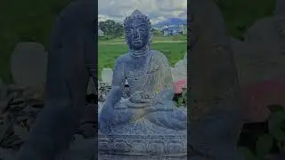 Timeless serenity in stone Handcrafted Buddha by Bipin Stone Carving, where tradition meets artistry