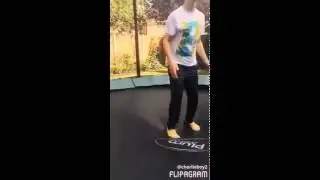 Trampoline stunts (GONE WRONG)
