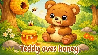 Teddy Bear Is Hungry 🧸🍯 | Fun Kids Song | Lullipop Kids