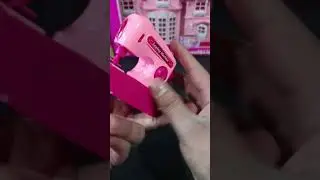 Satisfying with Unboxing & Bluee Miniature Barbie Set Video | ASMR SEWING Machine Pink Set