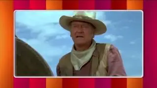 John Wayne che spara ai ciclisti