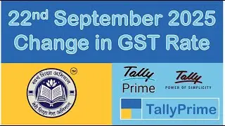Change in GST Rate from 22-Sep-2025