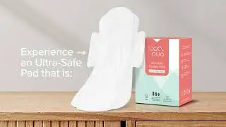 Experience Ultra-Safe, toxic free sanitary pads with Nua