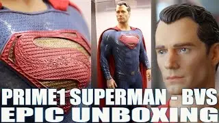 PRIME 1 SUPERMAN 1:2 - BATMAN V SUPERMAN - UNBOXING 3 EN 1