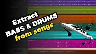 How to Extract Bass & Drums from Any Song | Free & Easy Audio Separation!