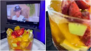 سلطة الفواكه المنعشة  #t&uuml;rkiye  #Iraq #travel  #اكسبلور #cake #food #foodie  #tranding  #train