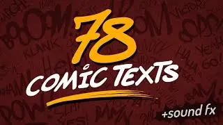 Motion Graphics ~ Comic Text Bubbles Cartoon