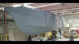 Sabre 43 Hull Leaves the Mold