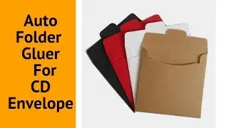 Auto Folder Gluer for CD Envelope & CD Case