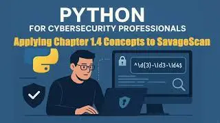 Python for Cybersecurity Professionals with PCEP Prep - Chapter 1 Section 4 - Apply Concepts