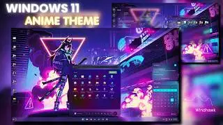 The BEST Windows 11 Anime Desktop Setup 🔥 (Windhawk Customization)