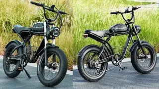KICKWEY K7 Electric Bike 1500W Motor E-bike 48V 23Ah Battery 20 Inch Fat Tire Electric Bike
