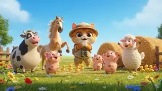 Happy Farm Morning Song | Fun Kids Song for Toddlers to Sing and Learn Farm Animals 🌾