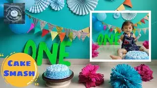 1st Birthday photoshoot/Hayaan's 1st Birthday Cake Smash/Easy & Inexpensive Cake Smash Ideas At Home