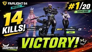 FIRST FARLIGHT 84 MOBILE WIN! 🏆 14 KILLS | Battle Royale Gameplay