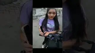 Is Cute Girl 😘 ने Kaysay Manik Ko Kaysay Bayg Fek Kar Diya 😁😜 || #shorts #motovlogger #vlogs #short