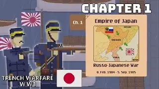 Japanese Campaign *Chapter 1* (Russo-Japanese War) | Trench Warfare WW1 Gameplay