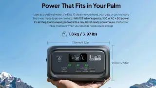 Smallest Bluetti Power station Elite 10 Full review