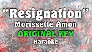 Morissette Amon - Resignation (Karaoke)