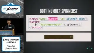 jQuery UI Widgets vs. HTML5 - TJ VanToll
