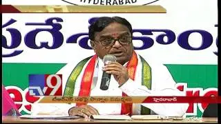TRS Warangal Sabha a flop - Ponnala Lakshmaiah - TV9