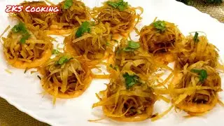 Crispy Thread Chicken Balls Recipe | Perfect for Ramadan, Lunch Box & Tea Time | ZKS Cooking