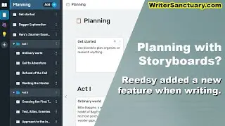 Reedsy Added Planning Boards to the Writing App!