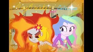 Daybreaker and Celestia(MLP EQG Speedpaint)