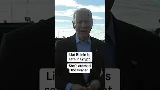 Biden confirms American citizen Liat Beinin is safe after release by Hamas #shorts