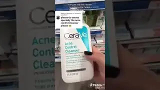 CeraVe Acne control cleanser #skincare #beauty