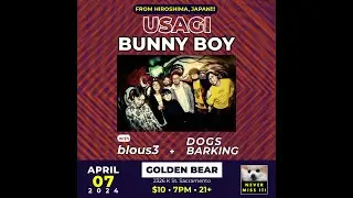 4/7/24: Usagi Bunny Boy at Golden Bear (Sacramento) - Video Flyer
