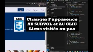 #14 Changer l'apparence au SURVOL, au CLIC, LIENS VISITÉS OU PAS | Formation CSS3