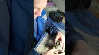 Ремонт двигателя аккумуляторного гайковёрта RYOBI замена щёток.