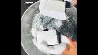 slab gym chalk crushing with cornstarch💆#gymchalk#asmr #asmrgymchalk #chalk #trending cr:@slm.asmr👍