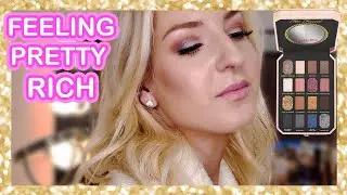 TOO FACED PRETTY RICH PALETTE TUTORIAL + SWATCHES