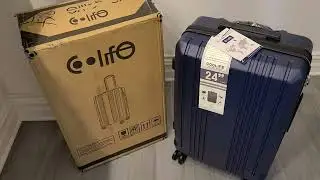 Coolife Luggage Expandableonly 28' Suitcase PC+ABS with TSA Lock Spinner 20in 24in 28in Review