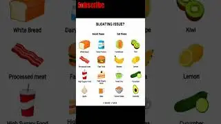 Проблемы со вздутием живота? Избегайте этих продуктов и ешьте их вместо них. Как победить вздутие...
