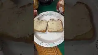 Fried liver mush sandwich!