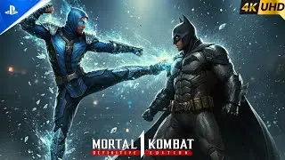 Бэтмен против Саб-Зеро &ndash; ЭКСКЛЮЗИВНЫЙ БОЙ | Mortal Kombat 1 | 4K UHD 60FPS