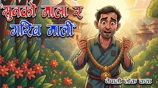 &ldquo;सुनको माला र गरिब माली  Nepali Lok Katha | नेपाली लोक कथा | Nepali Lok Katha | Nepali Katha
