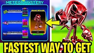 HOW TO UNLOCK FAKE METAL KNUCKLES FAST IN METEOR MYSTERY IN SONIC SPEED SIMULATOR
