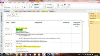 Digital Daybook Using OneNote