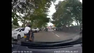 Sri lankan reckless bike riders