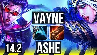 VAYNE & Pyke vs ASHE & Bard (ADC) | Legendary, 14/3/11 | TR Master | 14.2