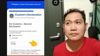Customs Declaration pinag Isa sa E Travel Kailangan sa mga Traveler's OFW Pag uwe ng Pinas