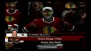 ESPN NHL HOCKEY 2K5 ON RGH XBOX 360 GET THE PUCK INTO ACTION JOEDIRT VS BROTOGURO HAWKS VS PREDS