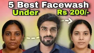 Top 5 Best Facewash 2025 || Best Facewash for oily skin under 100/- rupees